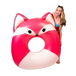 Pink Fox Pool Float